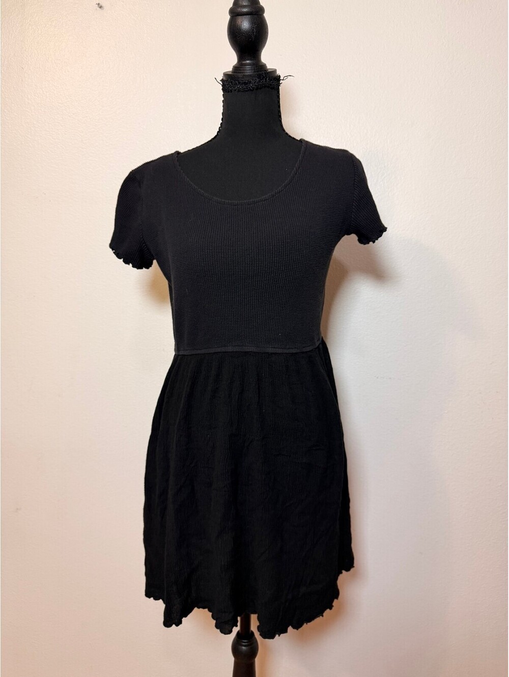Sand Dollars 100% Cotton Black  Dress M